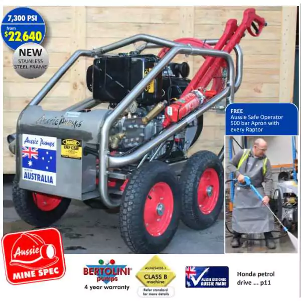 Diesel powered hydro blasters 